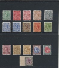 ST VINCENT 1921-32 SET OF FOURTEEN PLUS 1d & 1s SHADE MINT SG 131/141 CAT £150