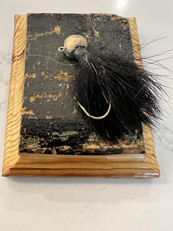 Relics & Remedy – Vintage Fishing Lure on Reclaimed 100-Year Pine Assemblage Art