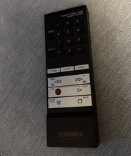 Fisher RVR-840 VCR Remote Control, Black - OEM for FVH840 Rare Vintage