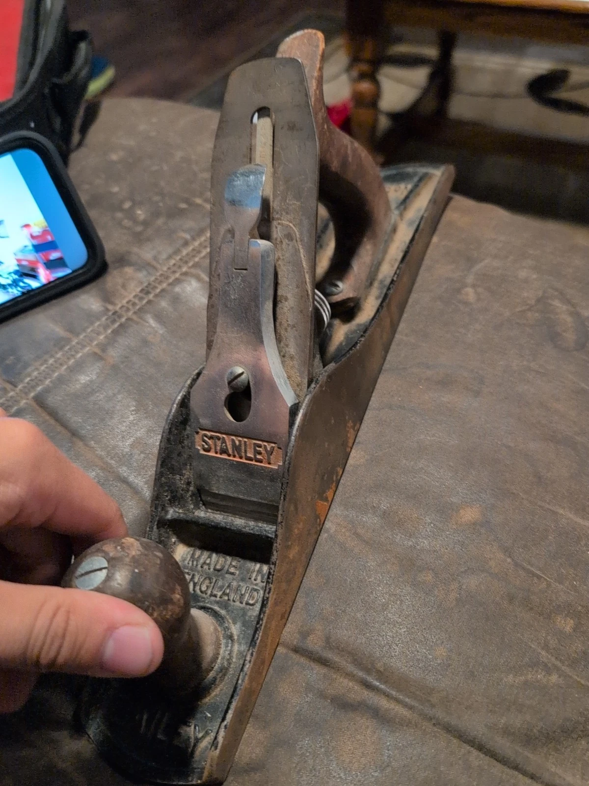 VTG Stanley Bailey No. 5 Smooth Sole Jack Hand Plane - Made in USA