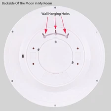 Uncle Milton Moon in My Room - 12 Light-Up Lunar Phases, Remote Control or Au...