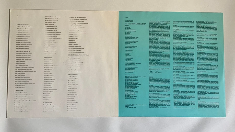 Bill Nelson ‘The Love That Whirls’ ‘La Belle Et La Bete’ 2- Vinyl LP 1982 NM Foto 3 de 4