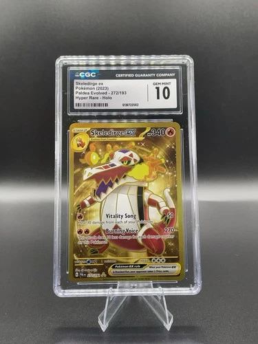 Pokémon TCG Skeledirge Hyper Rare Card 272/193 Paldea Evolved