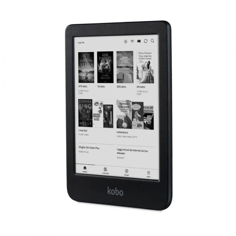 Rakuten Kobo Clara BW lettore e-book Touch screen 16 GB Wi-Fi Nero - Immagine 2 di 4