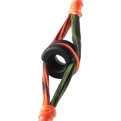 TRUGLO Centra Peep Pro Durable Lightweight Effective 1/8'' Diameter, Black 