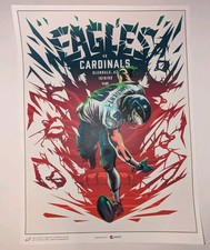 Philadelphia Eagles 2022 Arizona Cardinals Gameday Poster Series NFL 10/9/2022