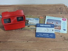 Vintage Sawyers View-Master (Model J) Made In Belgium - Red - With Canada Reels 