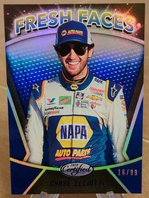 2018 Certified Fresh Faces Insert Mirror Blue SP 16/99 Chase Elliott