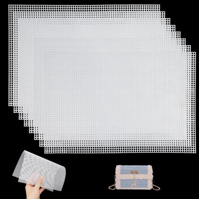 8 Stück Plastic Canvas für Taschen, Plastic Canvas Sheets, 20X30Cm Plastic Canva
