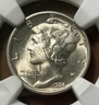 1924 D MS63 Mercury Dime NGC CERTIFIED