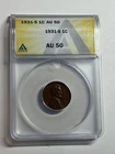 1931-S LINCOLN WHEAT CENT ANACS AU50 KEY DATE