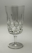 Gorham King Edward Crystal Iced Tea Goblets 7 1/8" Signed Vintage EUC