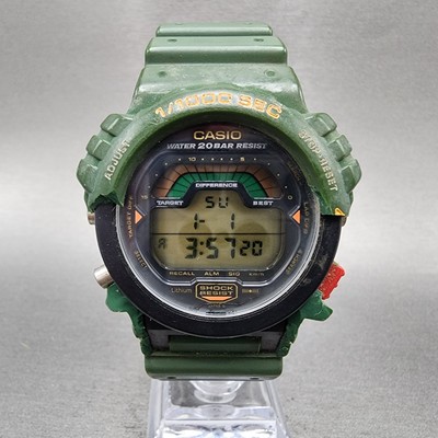 時計 CASIO G-SHOCK Shock Resistant DW-6000D-1 Casio G-Shock DW-6000 Watch Men 48mm Digital Green Tone
