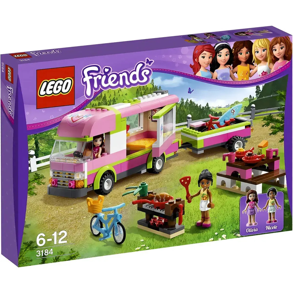 LEGO [Friends] - Adventure Camper Building Set - Great Outdoors Series (3184)