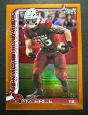 Trey McBride 2025 Topps Chrome - #4 Orange Refractor /25 Arizona Cardinals