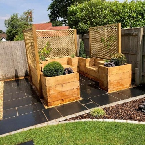 BLACK LIMESTONE 4 SIZES CALIBRATED & SAWN EDGE Patio Pack - Picture 7 of 12