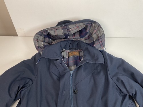 Vintage Women’s Eddie Bauer Premiere Goose Down Parka Coat Navy Blue - Picture 9 of 13
