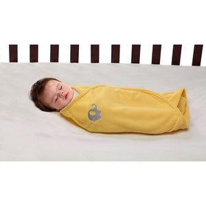 yellow swaddle blanket