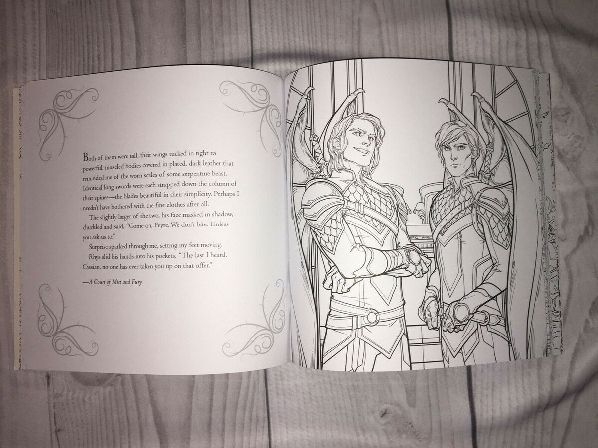 A Court of Thorns and Roses Coloring Book [Book]