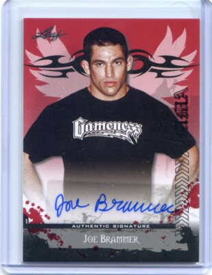 2010 LEAF MMA UFC AUTO AUTOGRAPH JOE BRAMMER | eBay