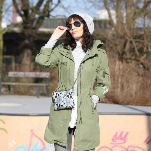 Women I Really Don't Care Do U Melania Women Trump Wife Mechanic Cargo Jacket - 第 3/8 張圖片