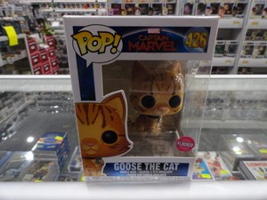 funko pop goose the cat flocked
