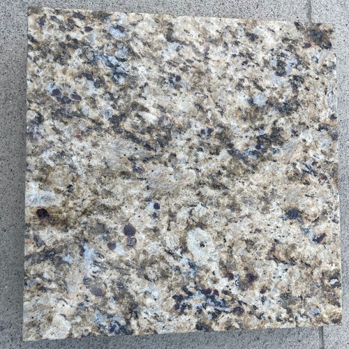 Giallo Ornamental Tile Granite Remodel Stone Floor Wall About 3x3 SAMPLE TS-26B - Picture 8 of 10