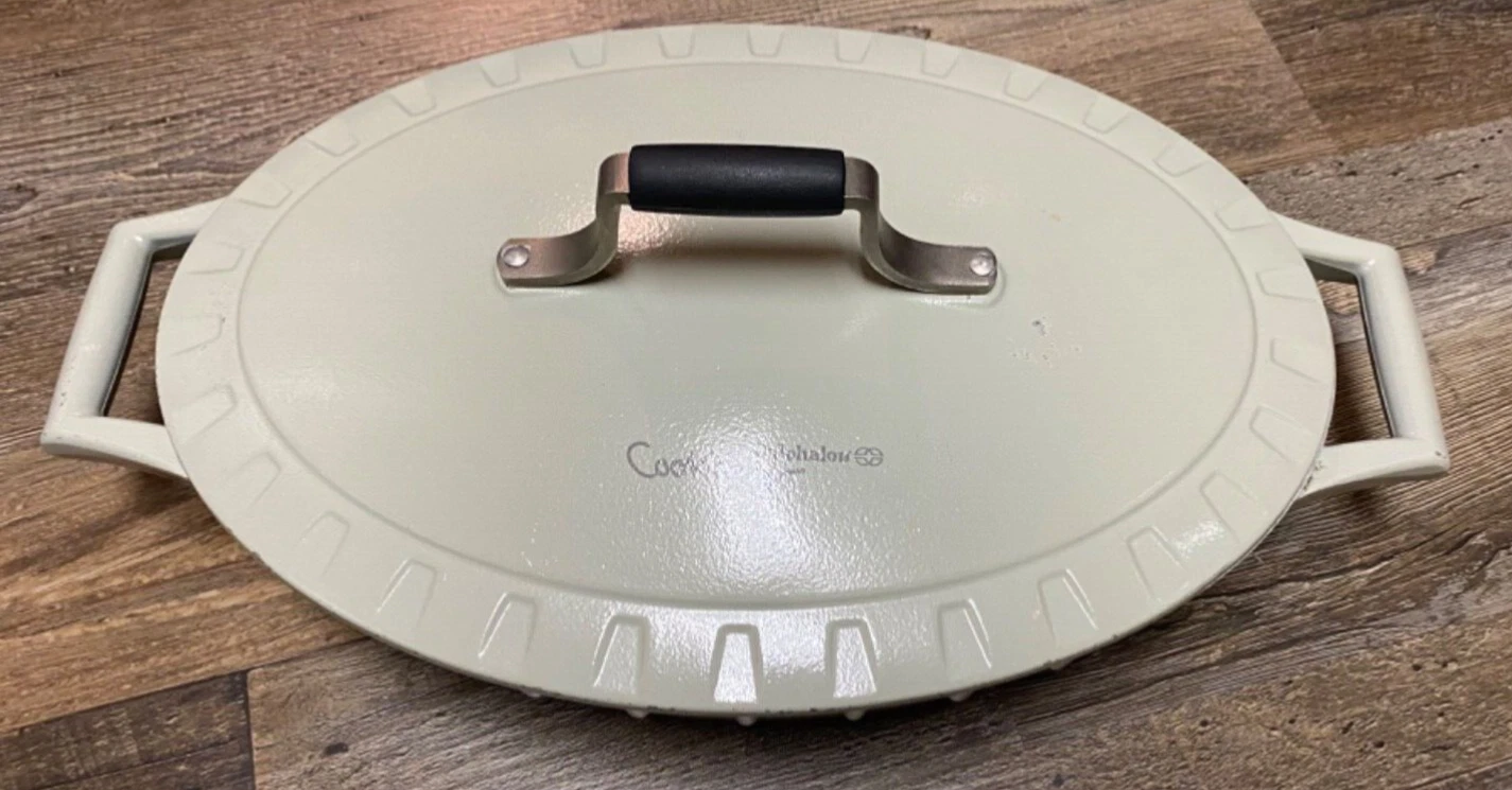 cooking with calphalon non stick enamel ware grey roaster with lid oval 13x2.5