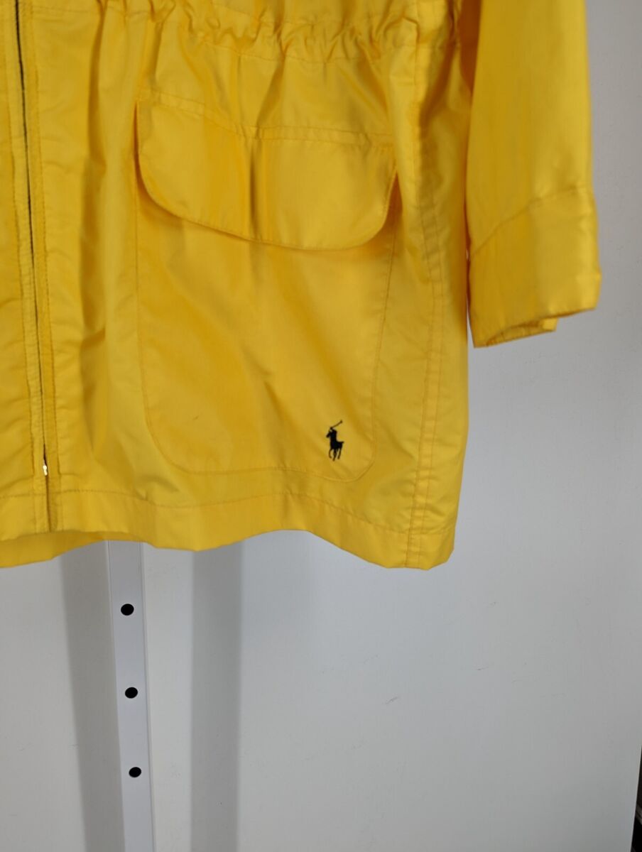 Ralph Lauren Yellow Vtg 80s 90s Rain Windbreaker Trench Ralph Lauren Yellow Vtg 80s 90s Rain Windbreaker Trench