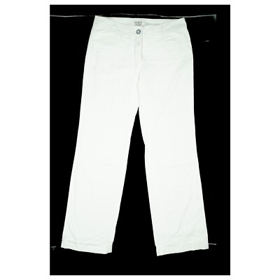 Tom Tailor Casual Women's Jeans Chino Straight Summer Fabric 36 S W29 L30 White