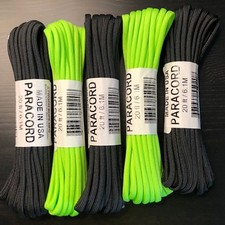 Paracord USA Type III 7 strand 550 Parachute Cord 100 FEET KIT TJPARACORD