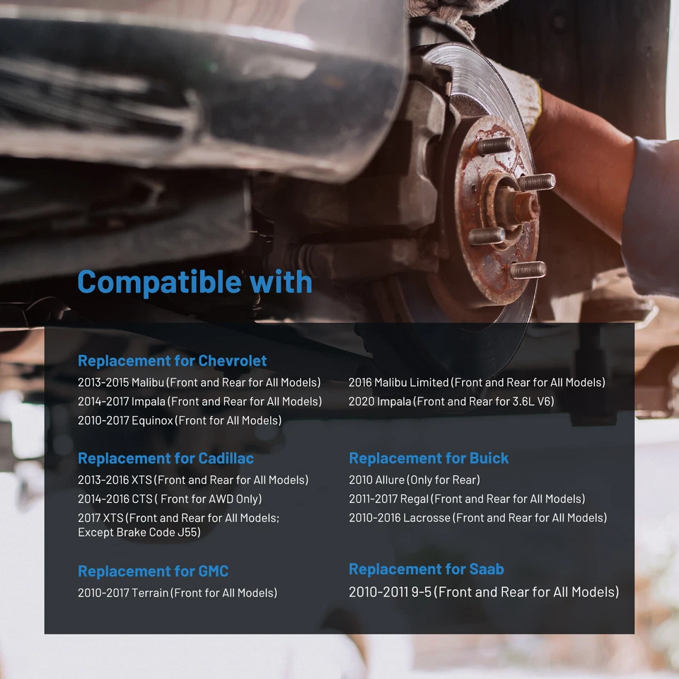 pcs 513288 Front/Rear Wheel Hub Bearing for Chevy Malibu Impala Equinox Buick - Image 2 of 4