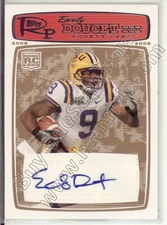early doucet rc rookie draft auto autograph lsu bengal tigers college #/35 2008