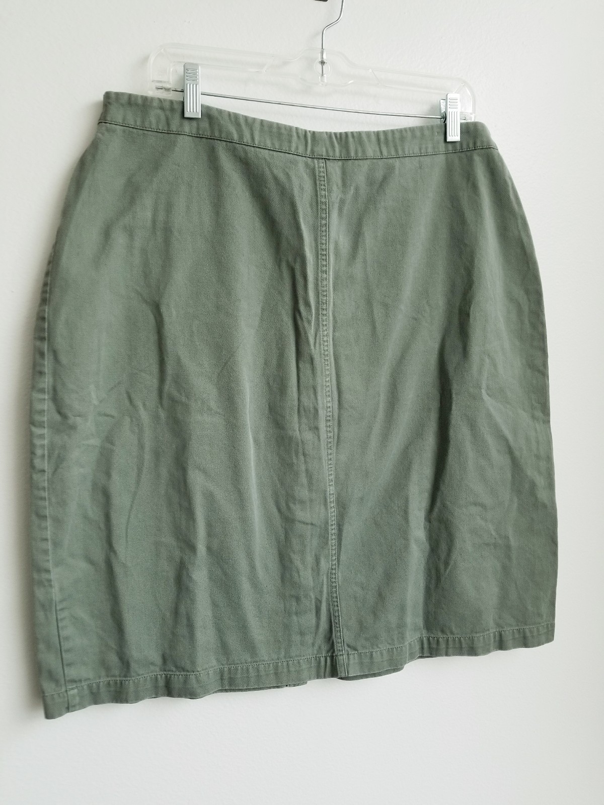 Army Green Button Down Basic Editions Size 18 Ski… - image 3