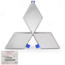 For Mitsubishi Mirage Attrage 2019 21 Chrome Front Logo Emblem Grille