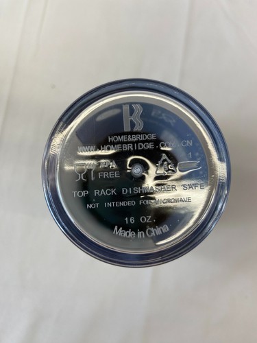 Bass Performance Hall Souvenir Cup 19 oz Texas Arts Music Dance Clear With Lid - Picture 6 of 6