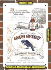 Metal Sign - 1947 Old Crow Whiskey- 10x14 inches