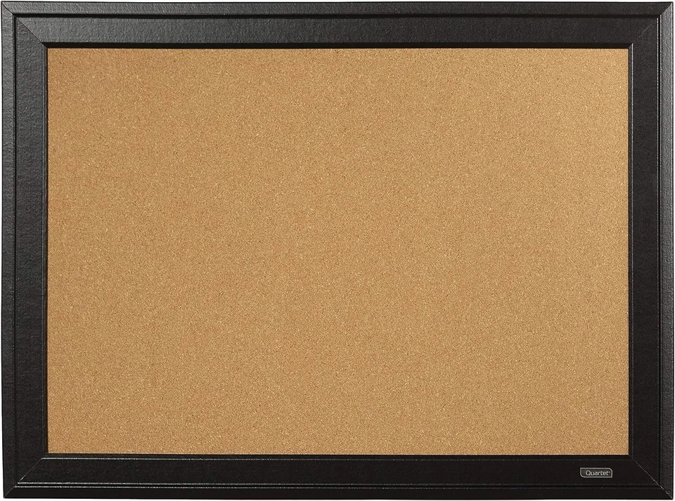 Modern 17" x 23" Cork Bulletin Board with Black Frame - Vision Board Ready - Image 3 of 4