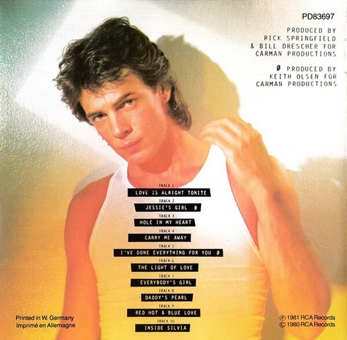 RICK SPRINGFIELD - WORKING CLASS DOG - CD ALBUM - RCA RECORDS - 1986 - Bild 5 von 5