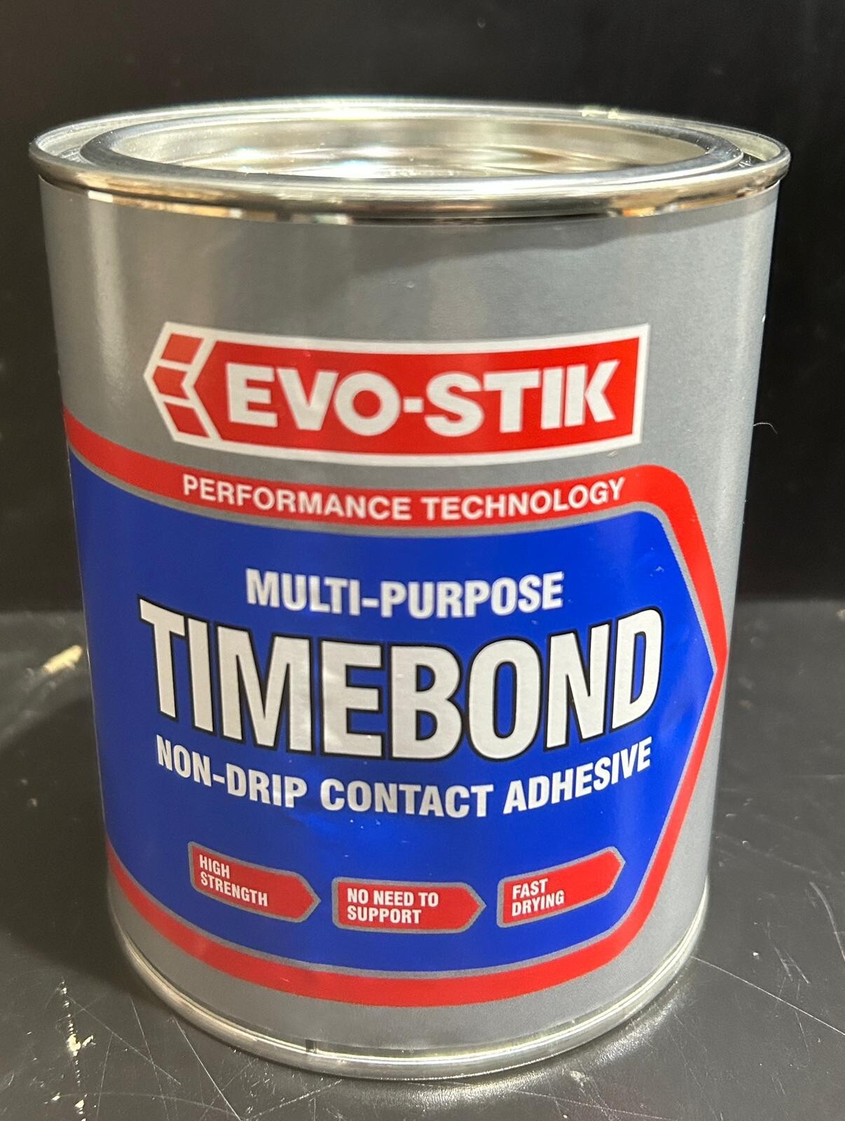 Evo Stik TIMEBOND NON DRIP CONTACT ADHESIVE GLUE TIME BOND 750ml TIN eBay