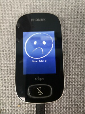 (5 UNITS)Phonak Roger Touchscreen Mic Device Only FOR PART  OR REPAIR