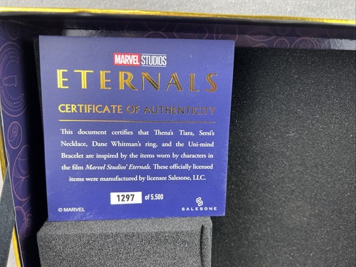 Marvel Studios Eternals Gamestop Exclusive Jewelry Box Limited to 5500 Open Box - Picture 3 of 8