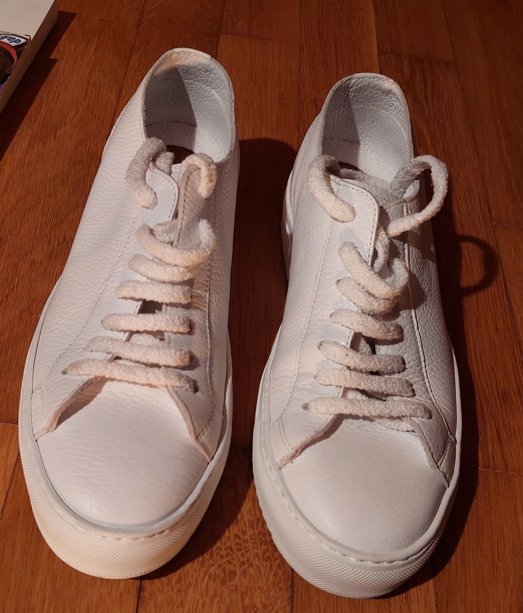 DOUCAL'S Herrenschuhe 'ERIC' Sneaker Leder Weiß NP 310