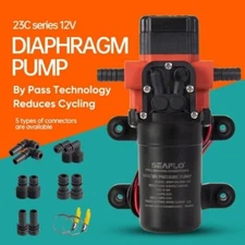 12V Marine Water Pump Diaphragm Self Priming Pump Boat Accessories Showers