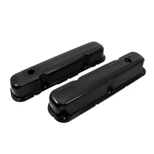 Small Block Mopar Black Valve Covers - 273 318 340 360 Dodge Plymouth Chrysler