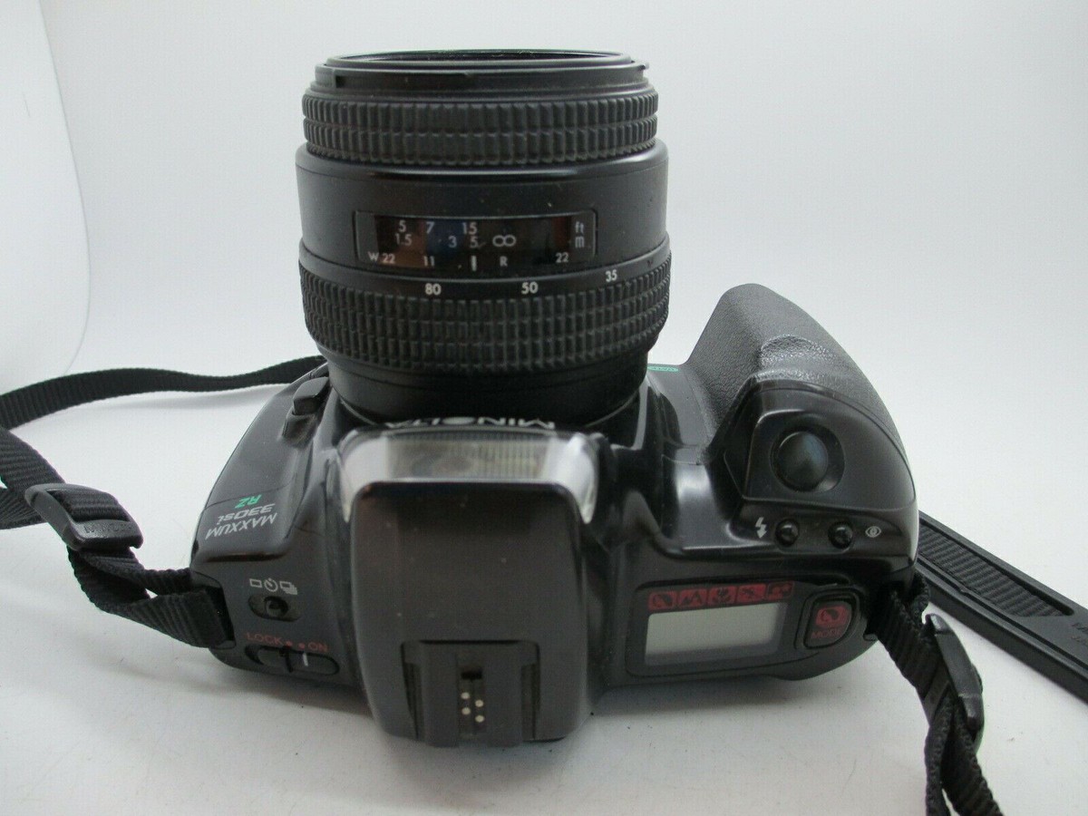 Minolta Maxxum 350si 35MM SLR Film Camera w/ AF Zoom lens GREAT