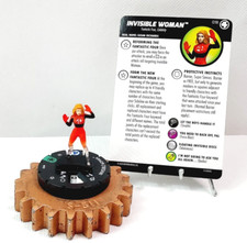 HEROCLIX Fantastic Four Set Uncommon 018 Invisible Woman w/Card