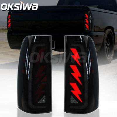 Full LED Tail Lights For 03-06 Chevy Silverado 1500 2500 3500HD Starting Animate