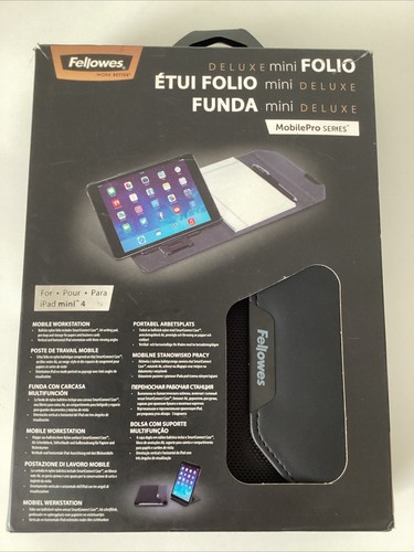 iPad Mini 4 Case Fellowes Mobile Deluxe Folio Case BNIB ***Mobile Workstation*** - 第 2/12 張圖片