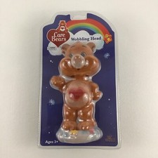 Care Bears Wobbling Head Tenderheart Bear Flocked Toy Vintage 2003 TCFC Tri-Star